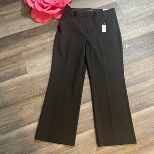 EXPRESS Trouser High Rise Womens Sz‎ 14S Black Wide Leg Pants Career Business
